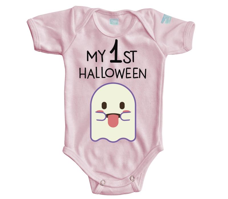 Body Bebé 1st Halloween Fantasma Niña - MarchanteMX