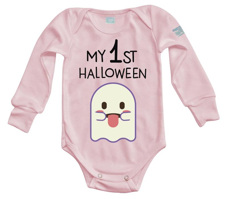 Body Bebé 1st Halloween Fantasma Niña - MarchanteMX