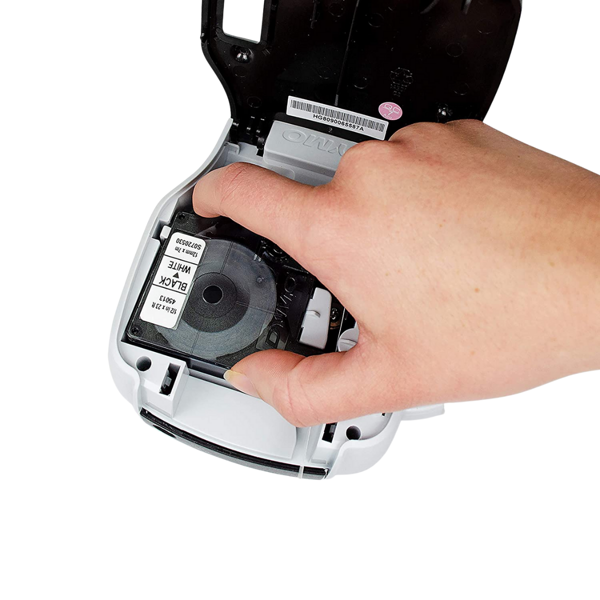 2 Cinta Transparente Tinta Negra 12mm x 7m 45010 - MarchanteMX