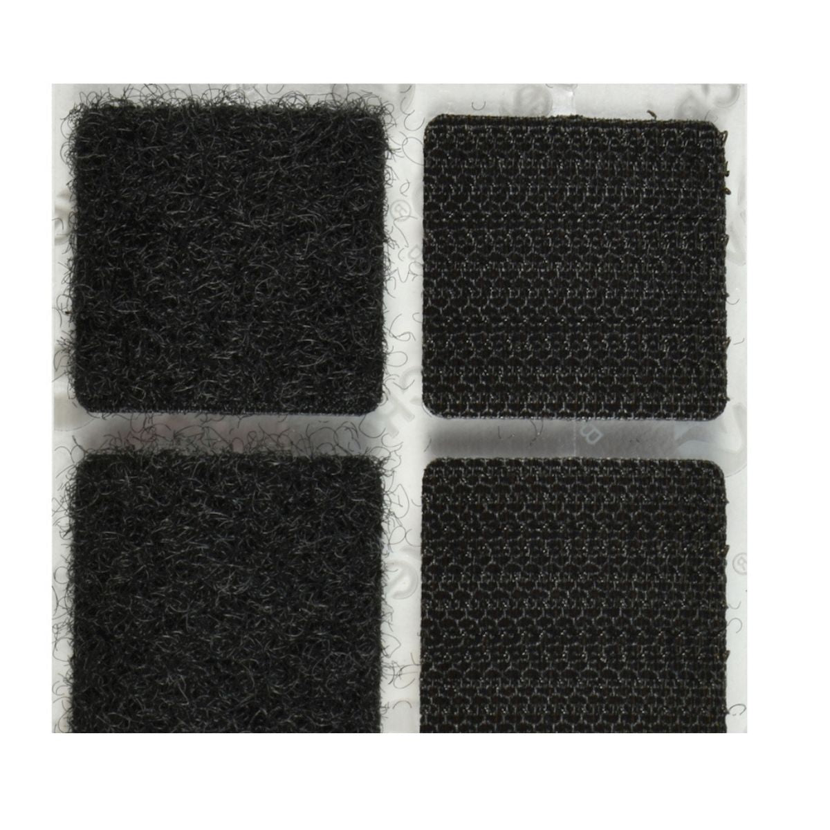 12 Cintas Adhesivas VELCRO® Sujetadores Cuadros organizador Adherible Negro - MarchanteMX