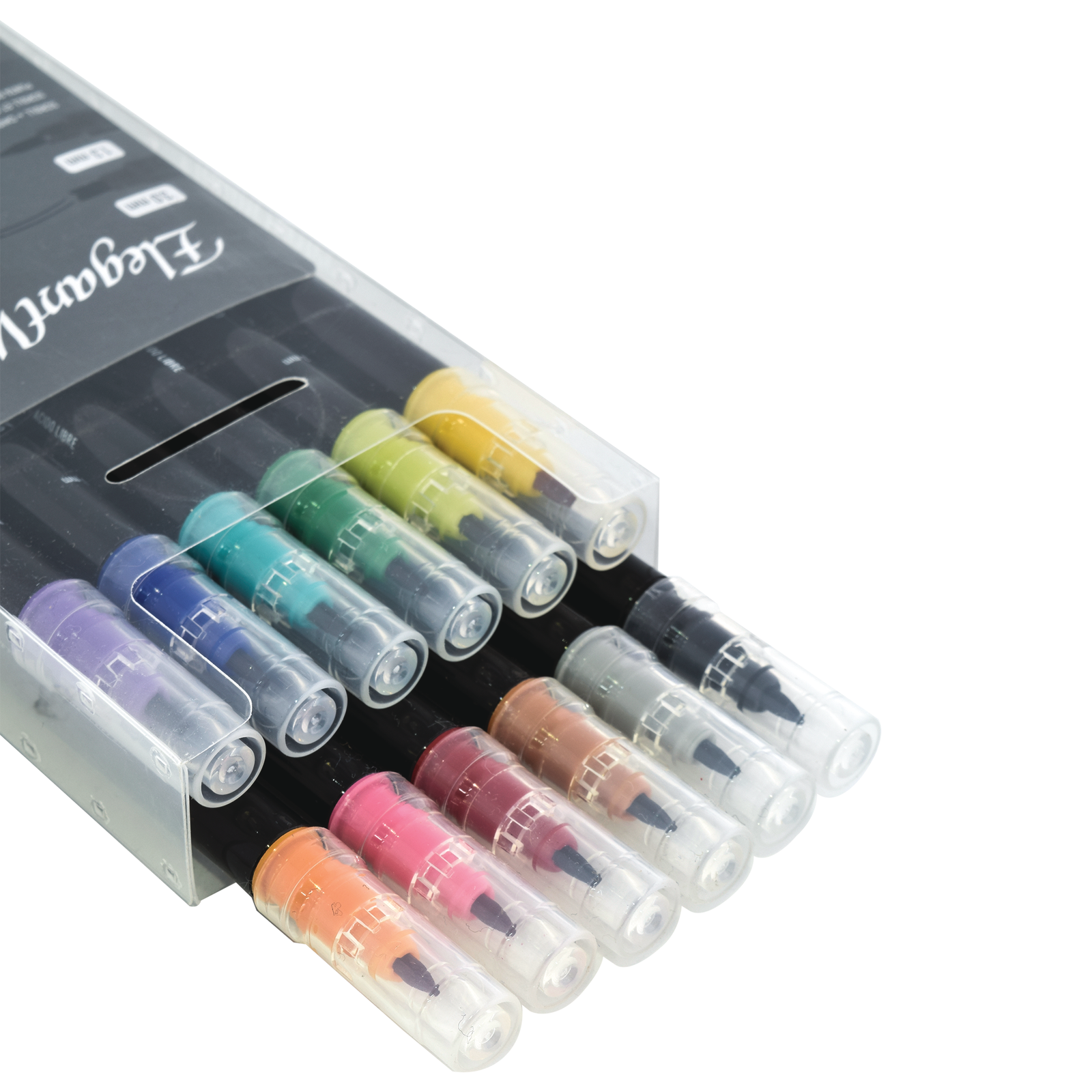 SPEEDBALL - SET CON 12 MARCADORES DE COLOR PARA CALIGRAFÍA