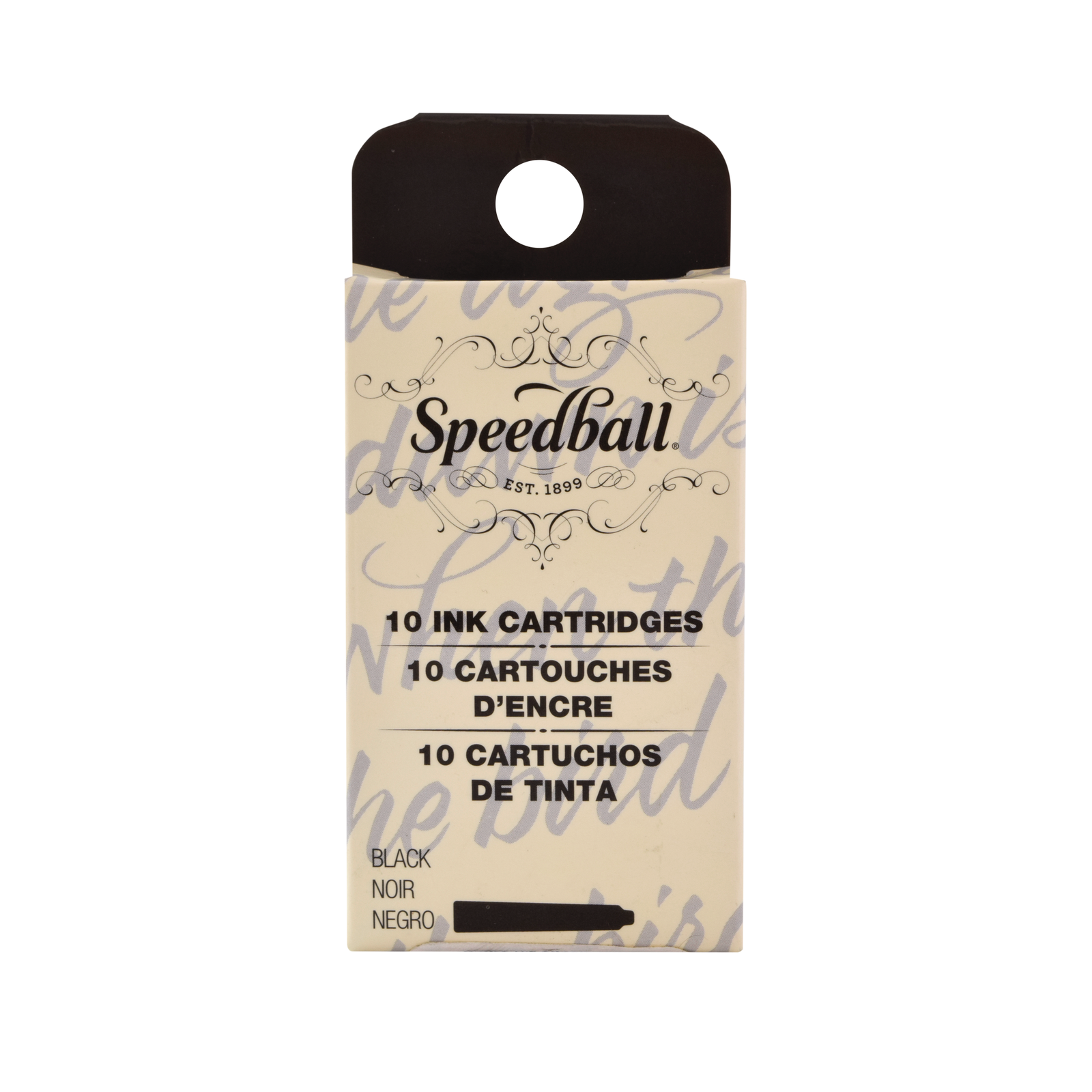 SPEEDBALL - TINTA DE PLUMA PARA FUENTE DE CALIGRAFÍA SET DE CARTUCHOS - NEGRO