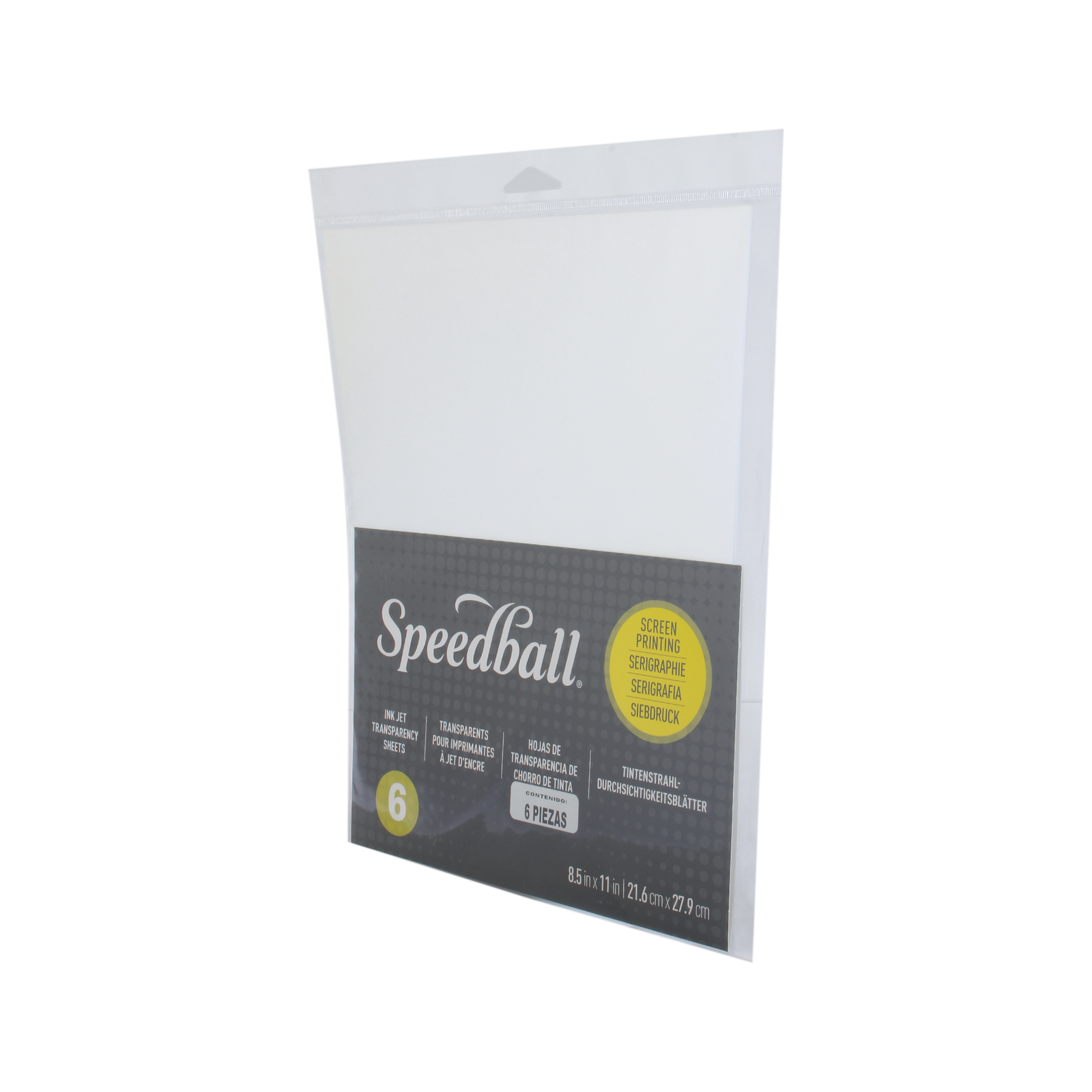 SPEEDBALL - PAQUETE CON 6 HOJAS DE TRANSFERENCIA 21.6x27.9 CM
