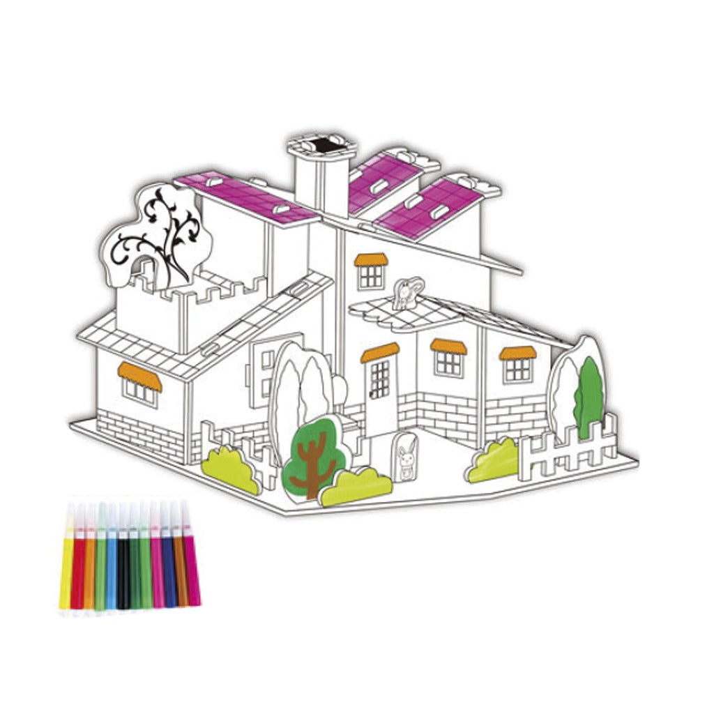 ROMPECABEZAS CASITA 3D