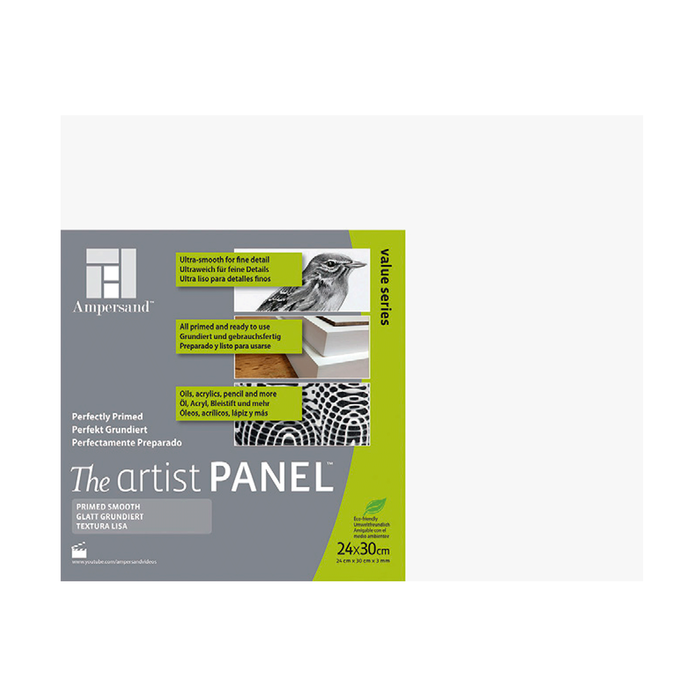 Ampersand - Panel artist textura lisa 2.2 cm