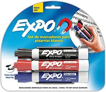 Marcador Paper Mate Expo colores surtidos 3 piezas 1933178 - MarchanteMX