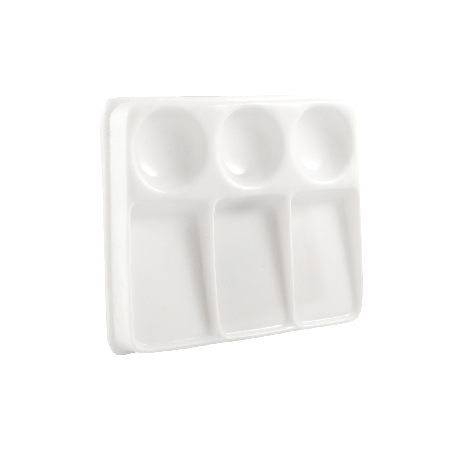 ATL - Godete de plástico rectangular con 6 cavidades