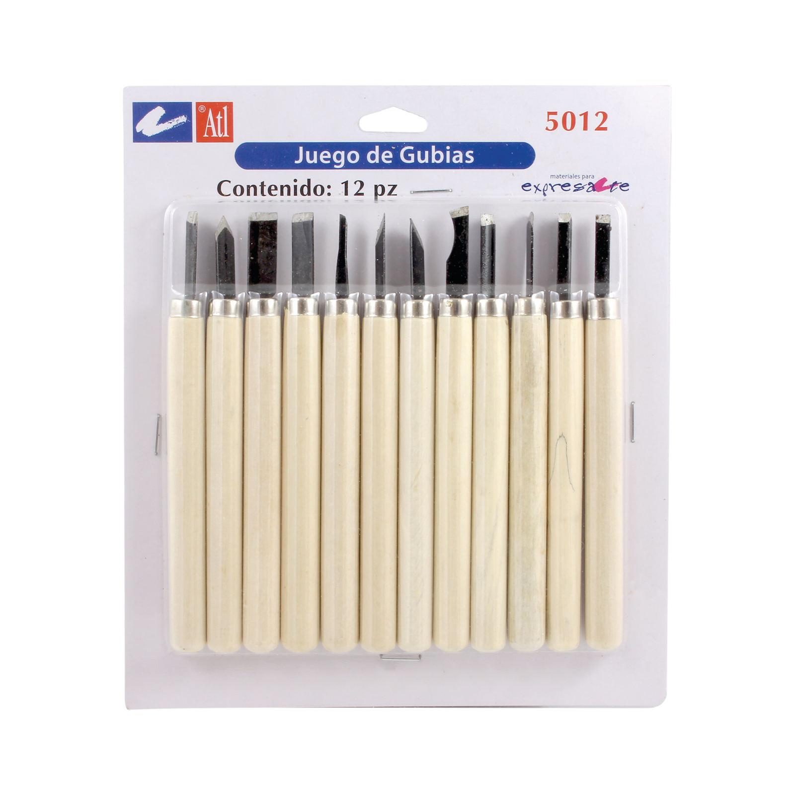 ATL - Juego con 12 de gubias N° 5012