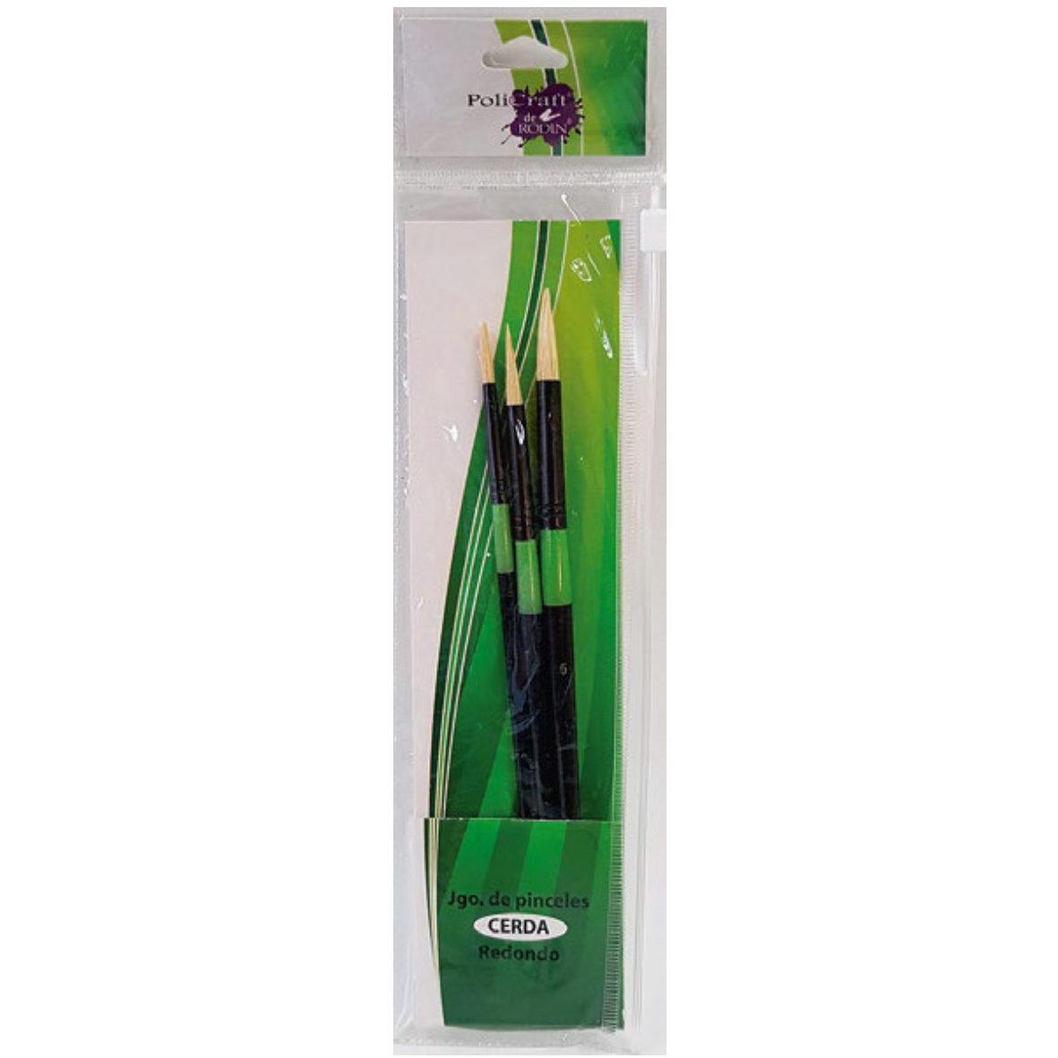 POLICRAFT - Juegos de 3 pinceles