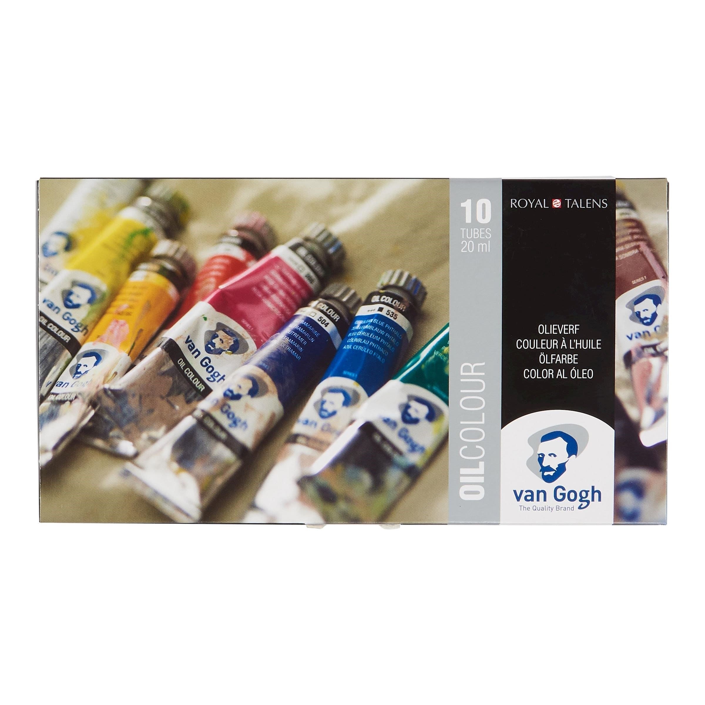 Set con 10 piezas de óleo van gogh 20 ml