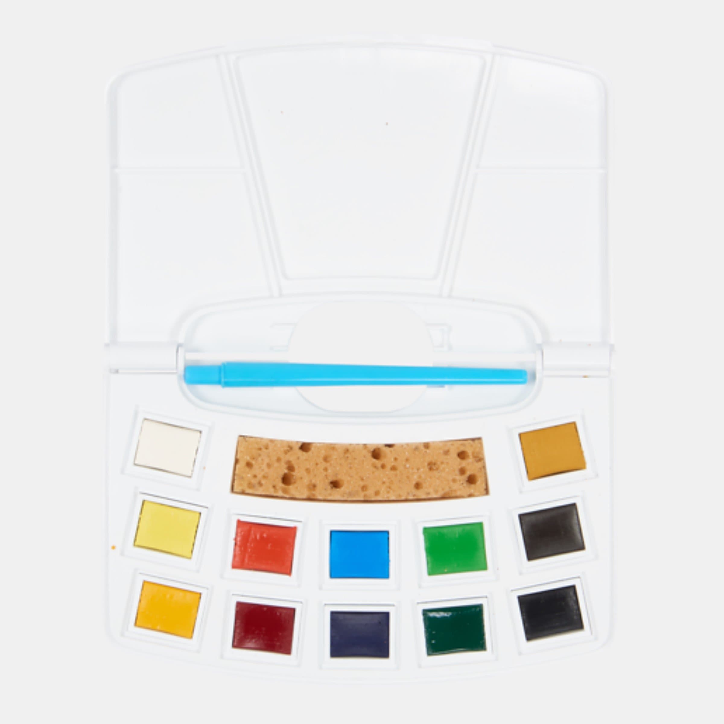 ART CREATIONS - Set acuarela con 12 pastillas + 1 pincel