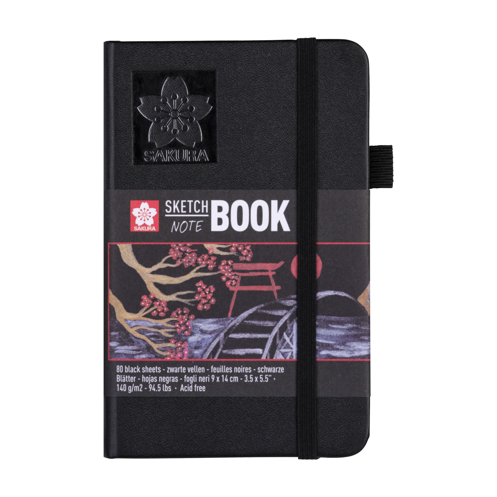 Sakura - Sketch book negro retrato vertical