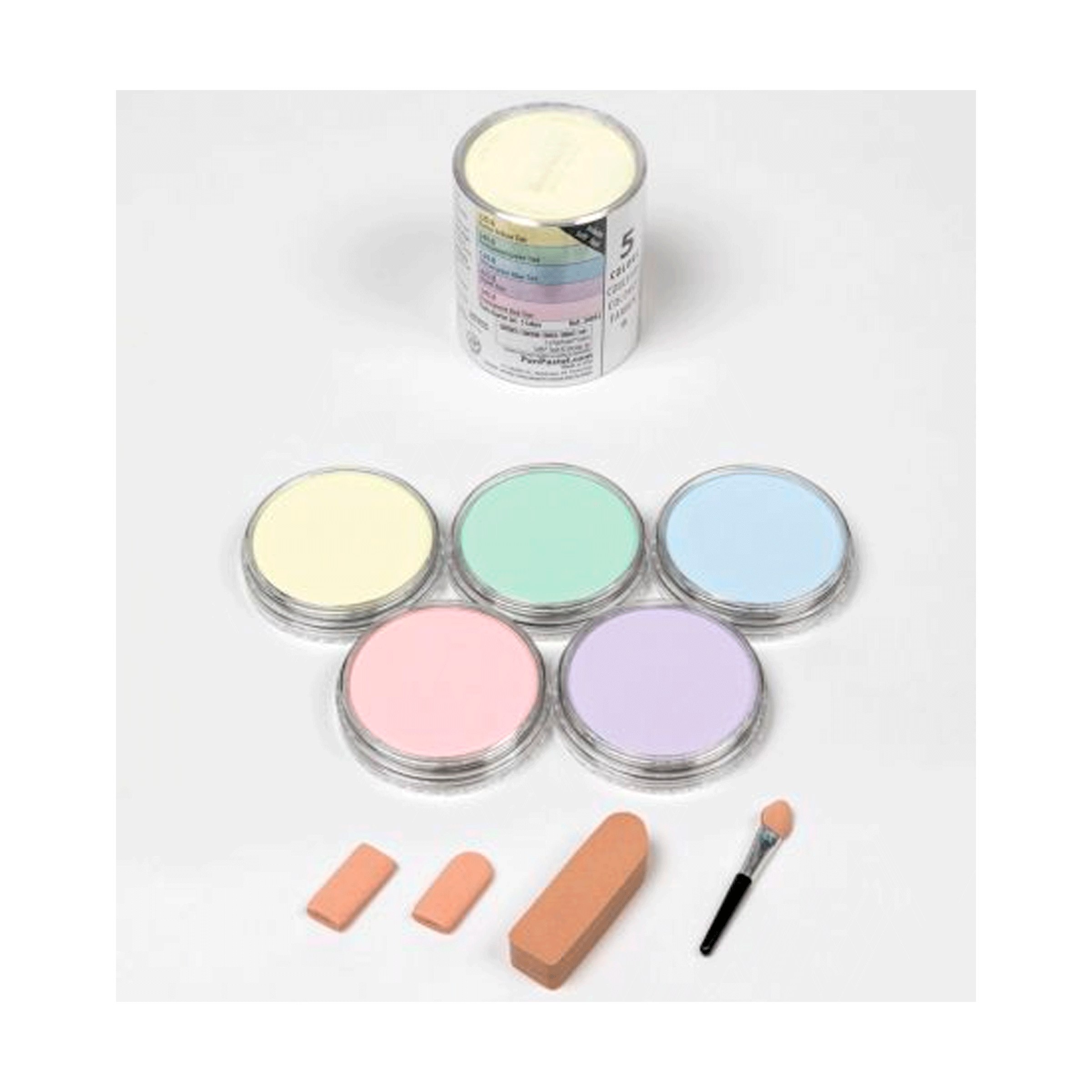 PANPASTEL - Set iniciación claros con 5 colores