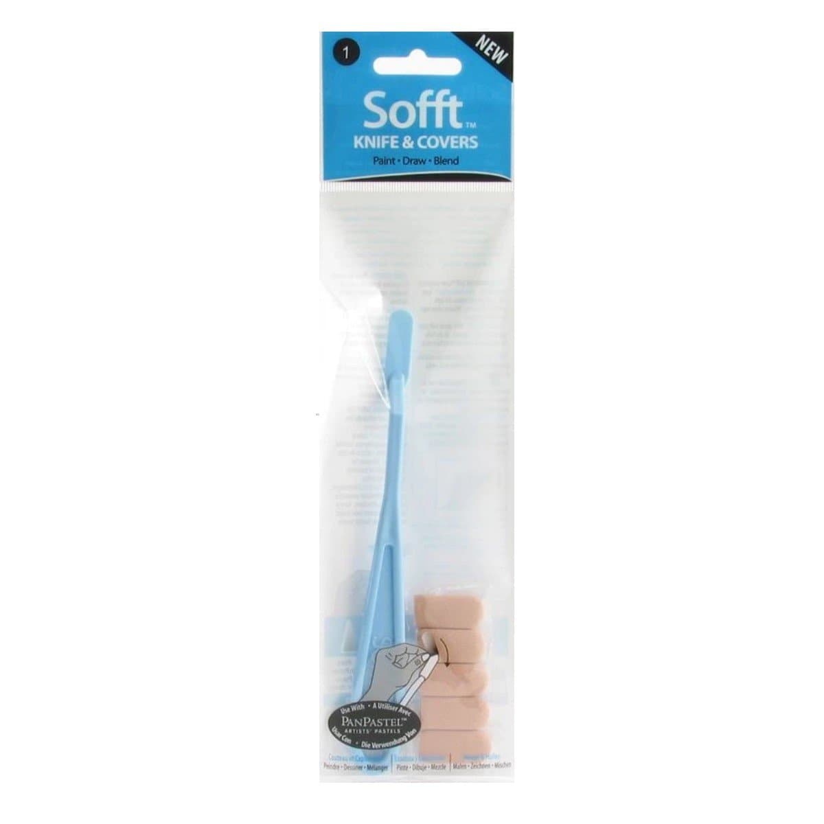PANPASTEL - Espátula + 5 esponjas redondas #1