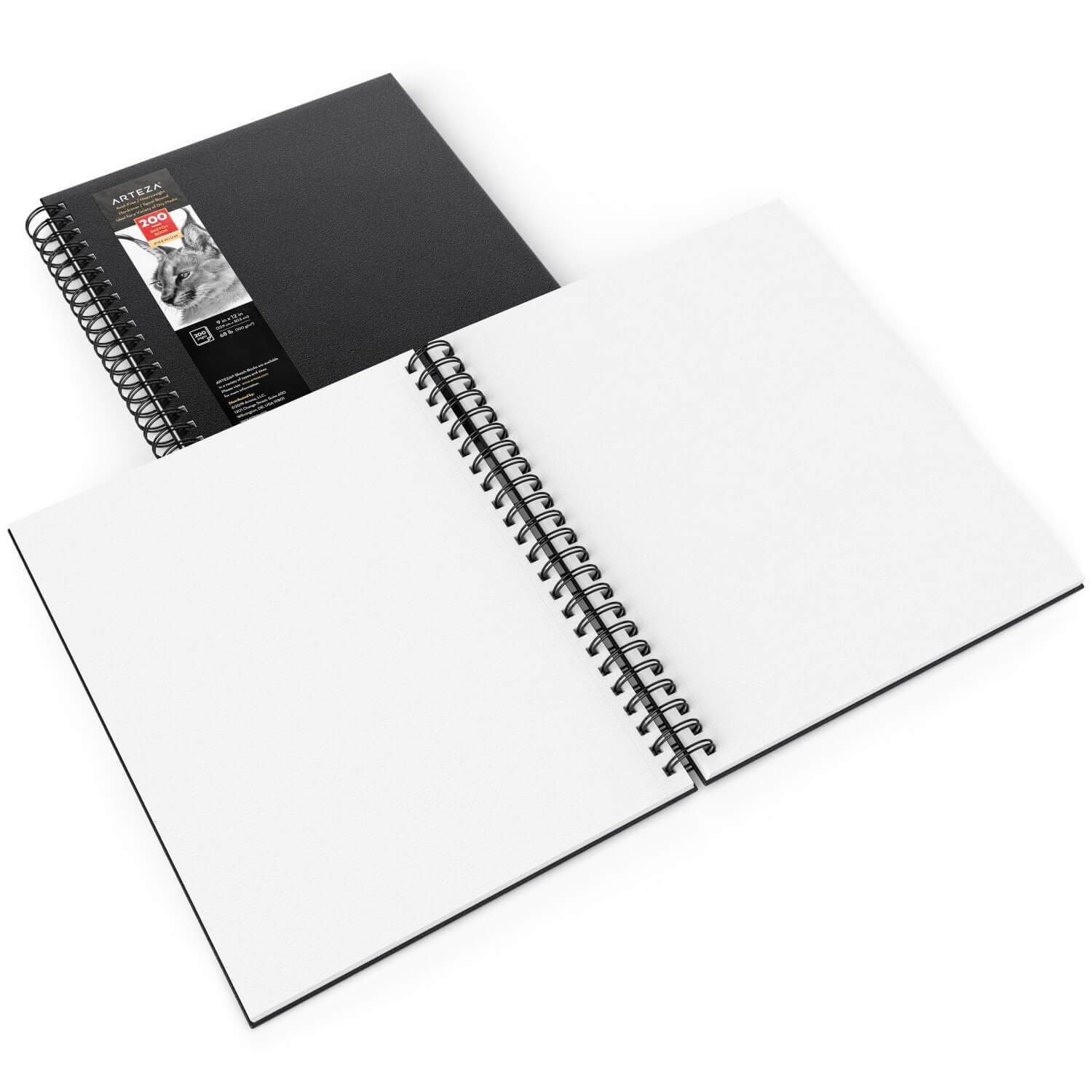 Set de 2 Sketchbook Cuaderno Dibujo Pasta Dura 23x30 Arteza