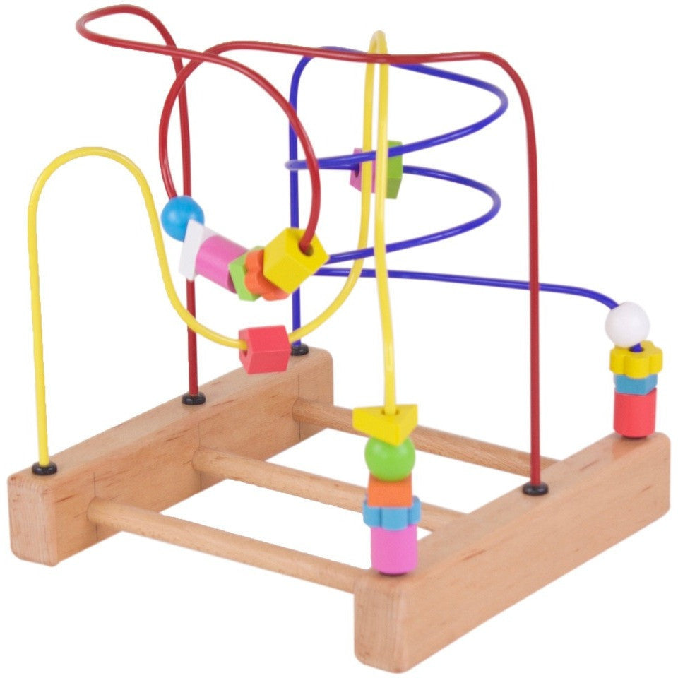 Laberinto Tres Caminos Didactico de Madera Diako Biyu