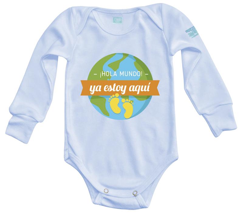 Body Bebé Hola Mundo - MarchanteMX