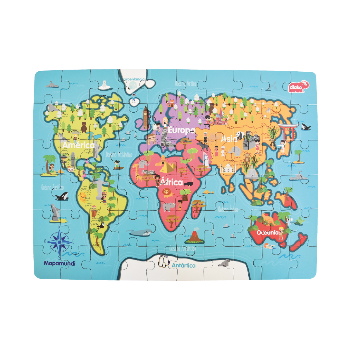 ROMPECABEZAS DEL MUNDO