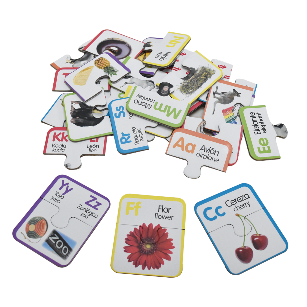 Abc Juego Didáctico Diako Relaciona Palabras Español Ingles