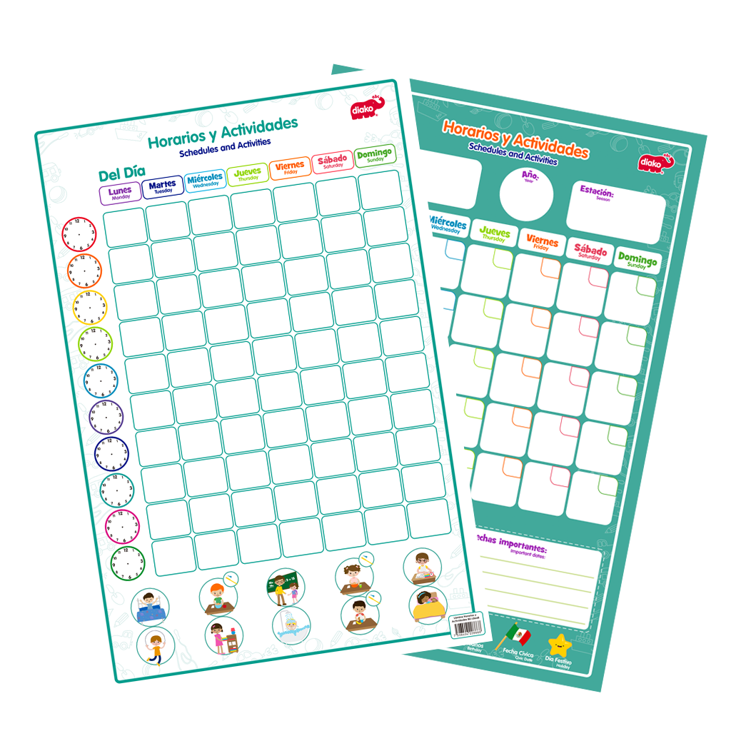 LÁMINA HORARIOS Y ACTIVIDADES