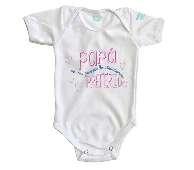 Body Bebé Papá Es Mi Parque de Atracciones Favorito - MarchanteMX