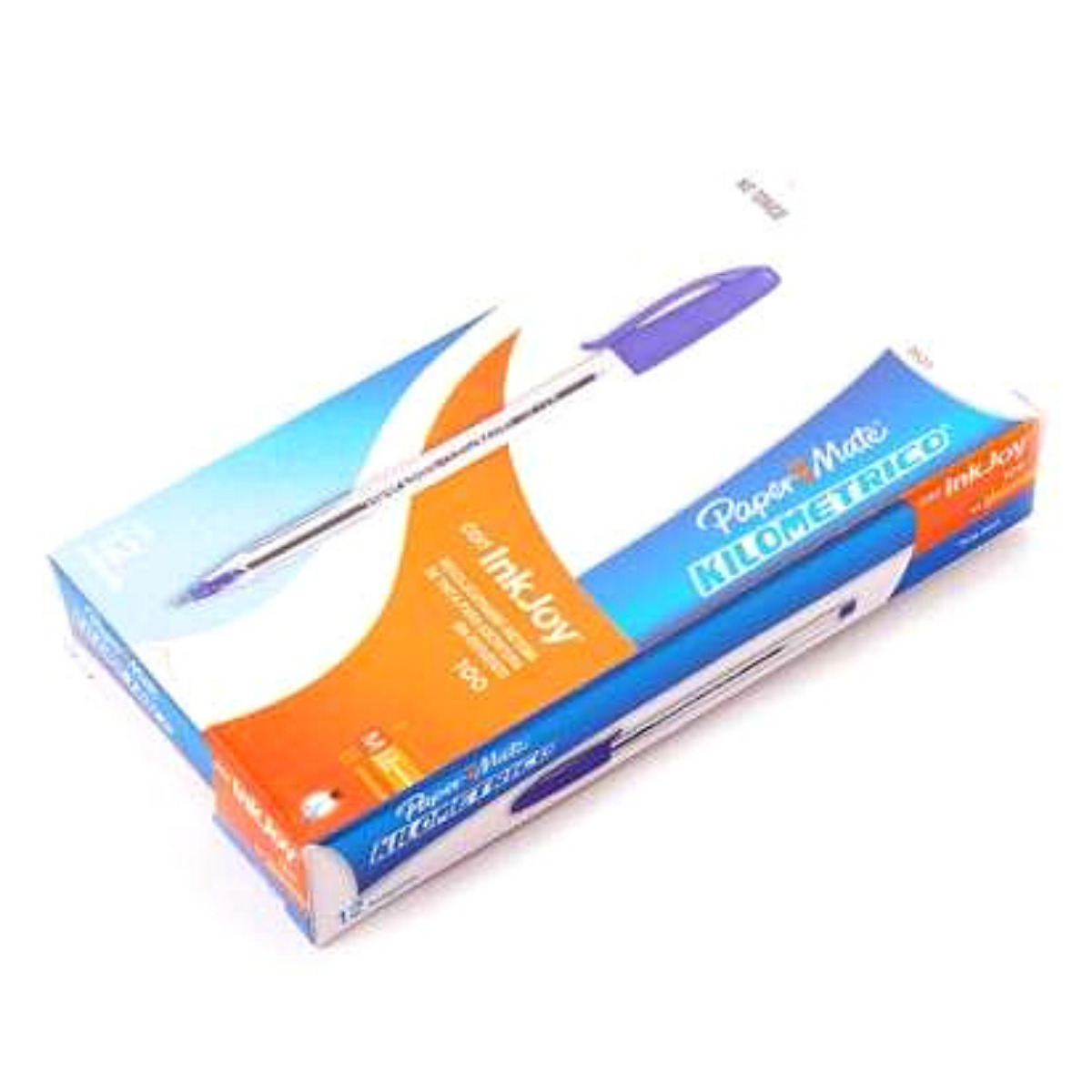 Bolígrafo Kilométrico Paper Mate Azul 12 piezas - MarchanteMX