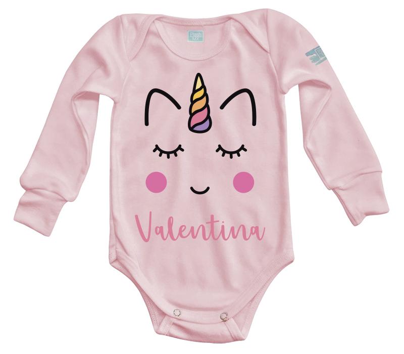 Body Bebé Cara Unicornio Niña - MarchanteMX