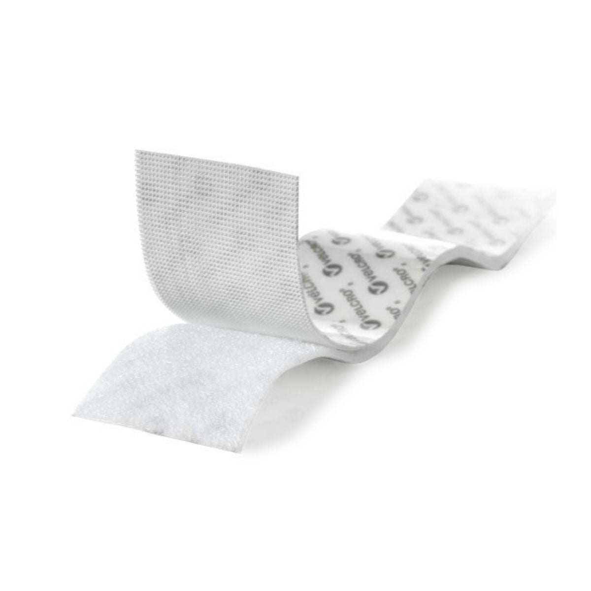 Cinta Adherible Alta resistencia VELCRO® Fuerza industrial Blanca 90 x 2.5cm - MarchanteMX