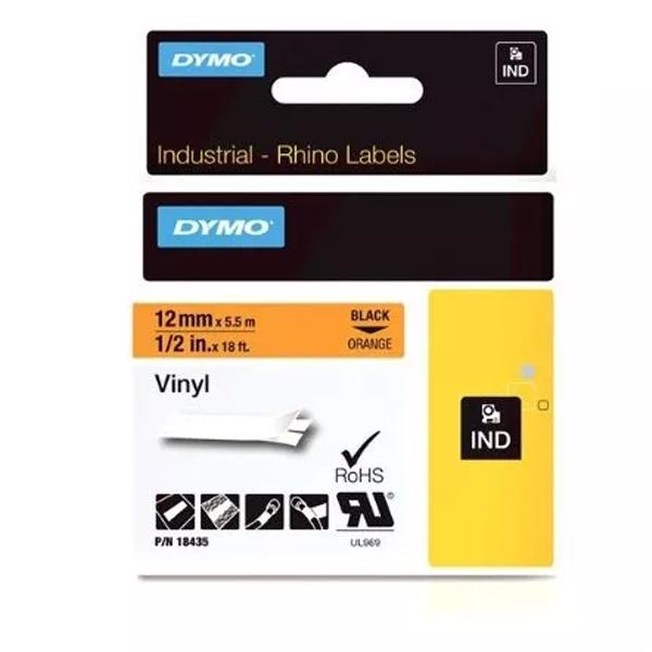 Cinta Vinilo Naranja 12mm Dymo - MarchanteMX