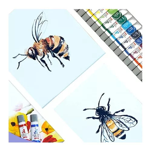 Estuche 18 Tubos Acuarelas Profesionales Pentel Arts 5ml C/U