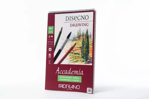 Block Fabriano Accademia Drawing 200 G 21 X 29.7 Cms 30 Hojas
