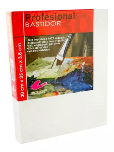 Bastidor Profesional 3d Rodin Tridimensional 20 X 25 Cms