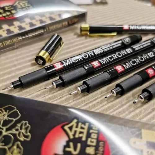 Kit Estilógrafo Sakura Pigma Micron Edición Limitada 12 Pzs