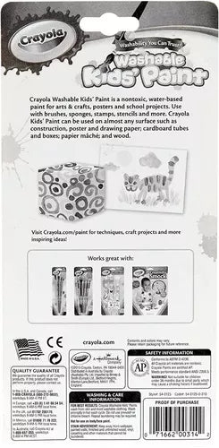 Pinturas Pinturitas Escolares Lavables Crayola 18 Colores - MarchanteMX