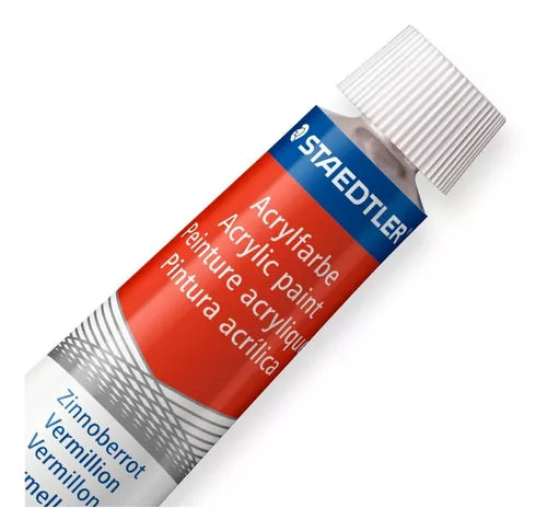 Kit Pinturas Acrílicas Staedtler Caja Con 12 Colores 12 Ml