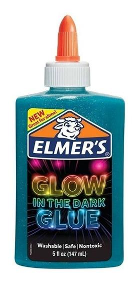 Pegamento líquido Elmers Glow in the Dark azul 147 ML 2080948 - MarchanteMX