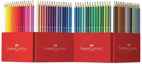 Lápices De Colores Faber Castell Profesional Hexagonal 60 Piezas - MarchanteMX