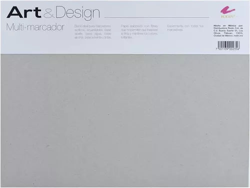 Block Multi Marcador Rodin 21.5 X 28 Cms 170 Gramos 15 Hojas