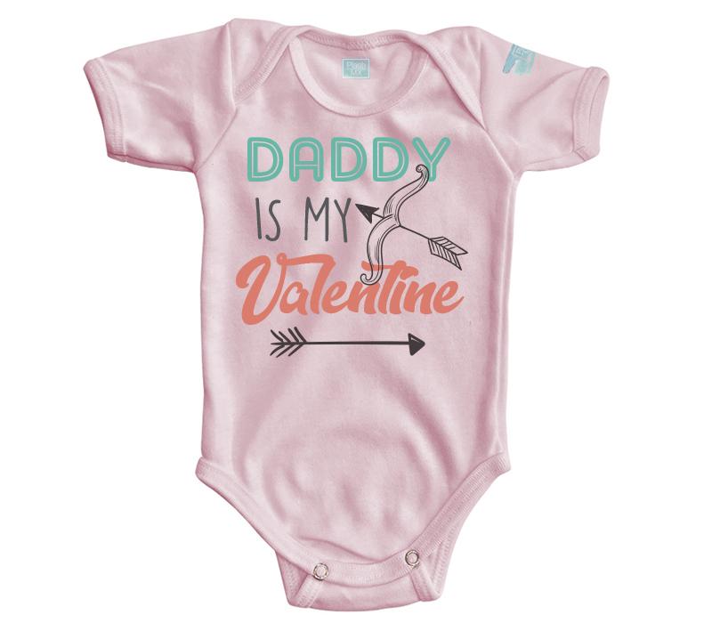 Body Bebé Daddy Is My Valentine - MarchanteMX