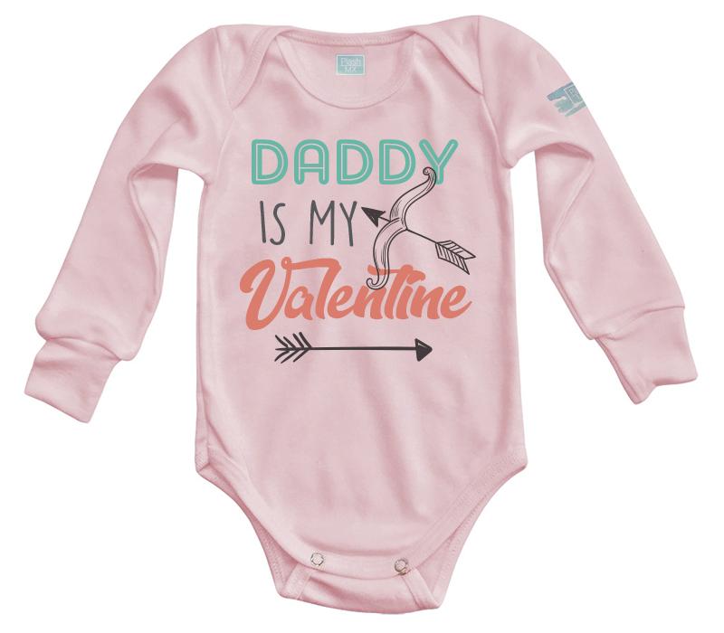 Body Bebé Daddy Is My Valentine - MarchanteMX
