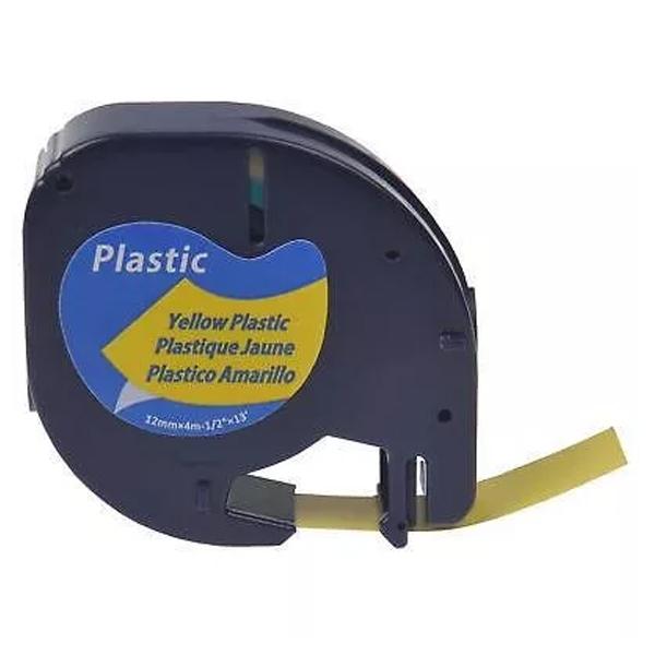 Cinta Amarilla Plástica 12mm Dymo - MarchanteMX