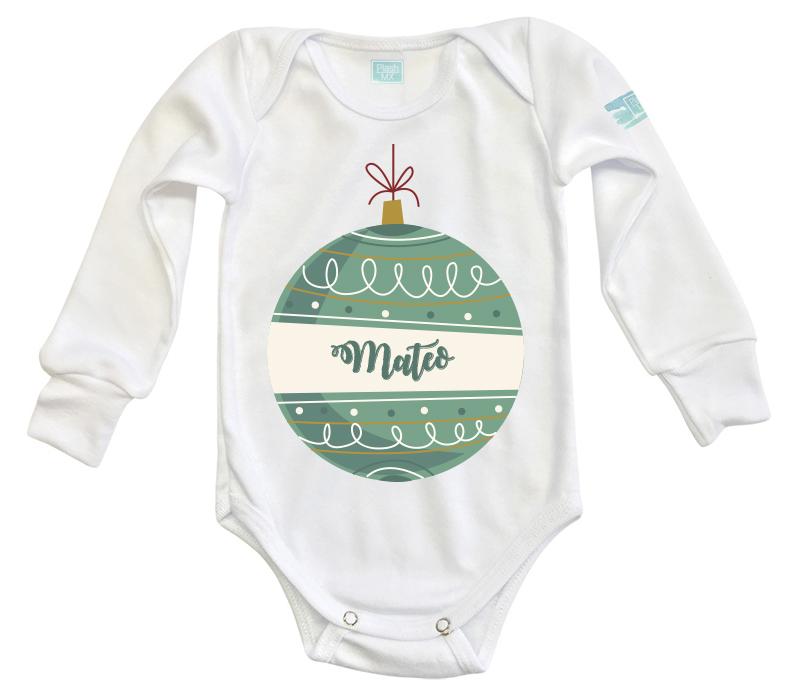 Body Bebé Esfera con Nombre Niño - MarchanteMX