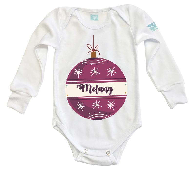 Body Bebé Esfera con Nombre Niña - MarchanteMX