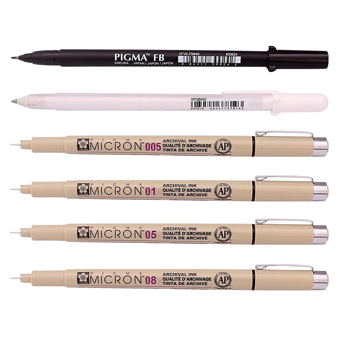 Set De Estilografos Profesionales Para Dibujo Pigma - MarchanteMX