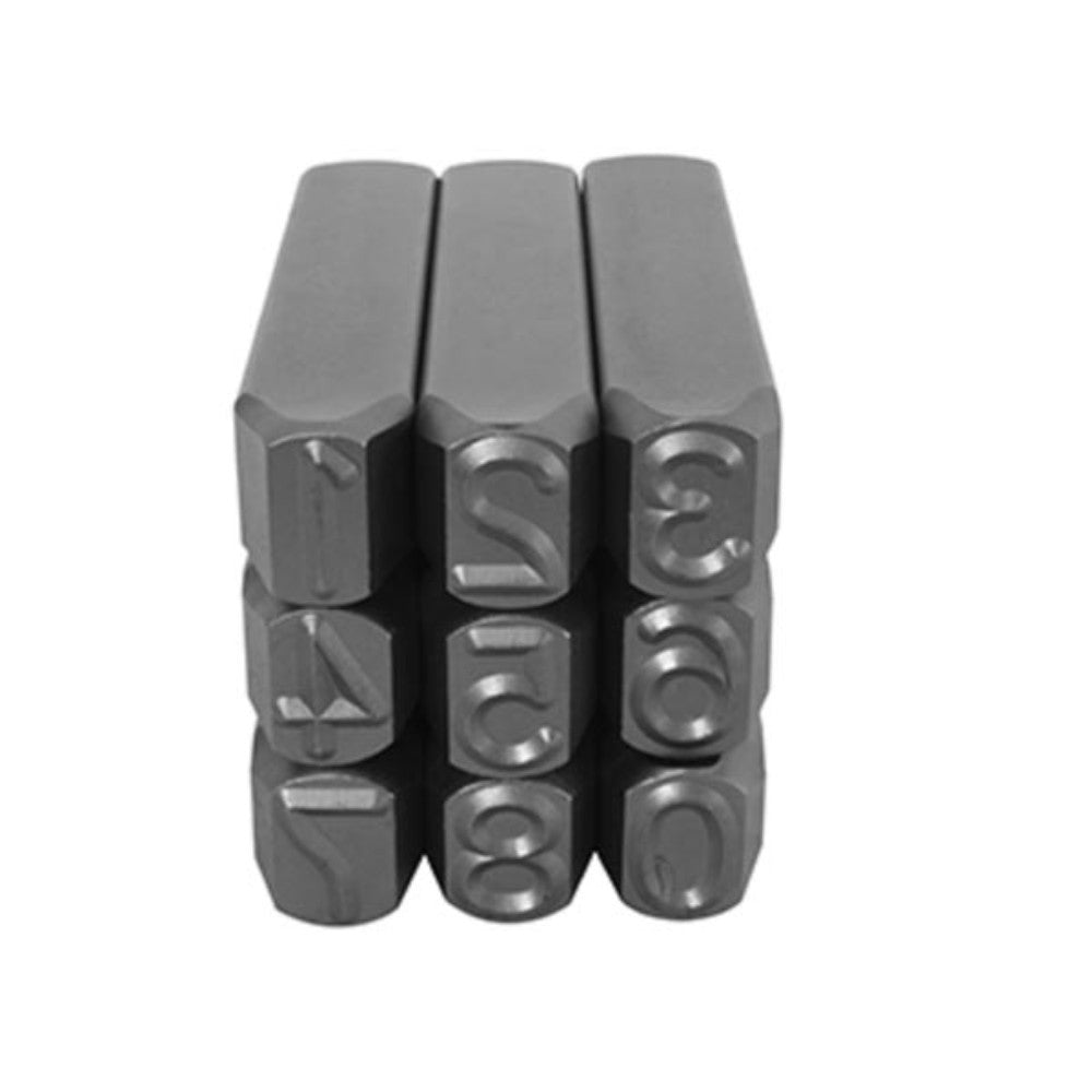 JUEGO DE NUMEROS 1/2" GOLPE DE ACERO 12MM SP2048