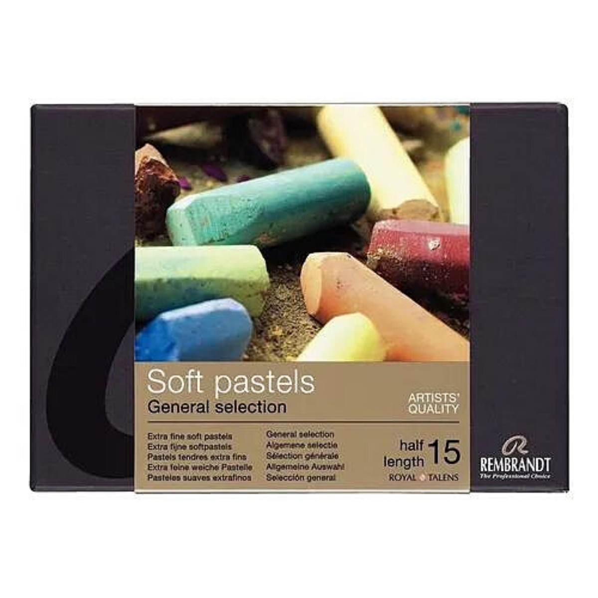 Caja De Gises En Barra Pasteles Secos Rembrandt - MarchanteMX