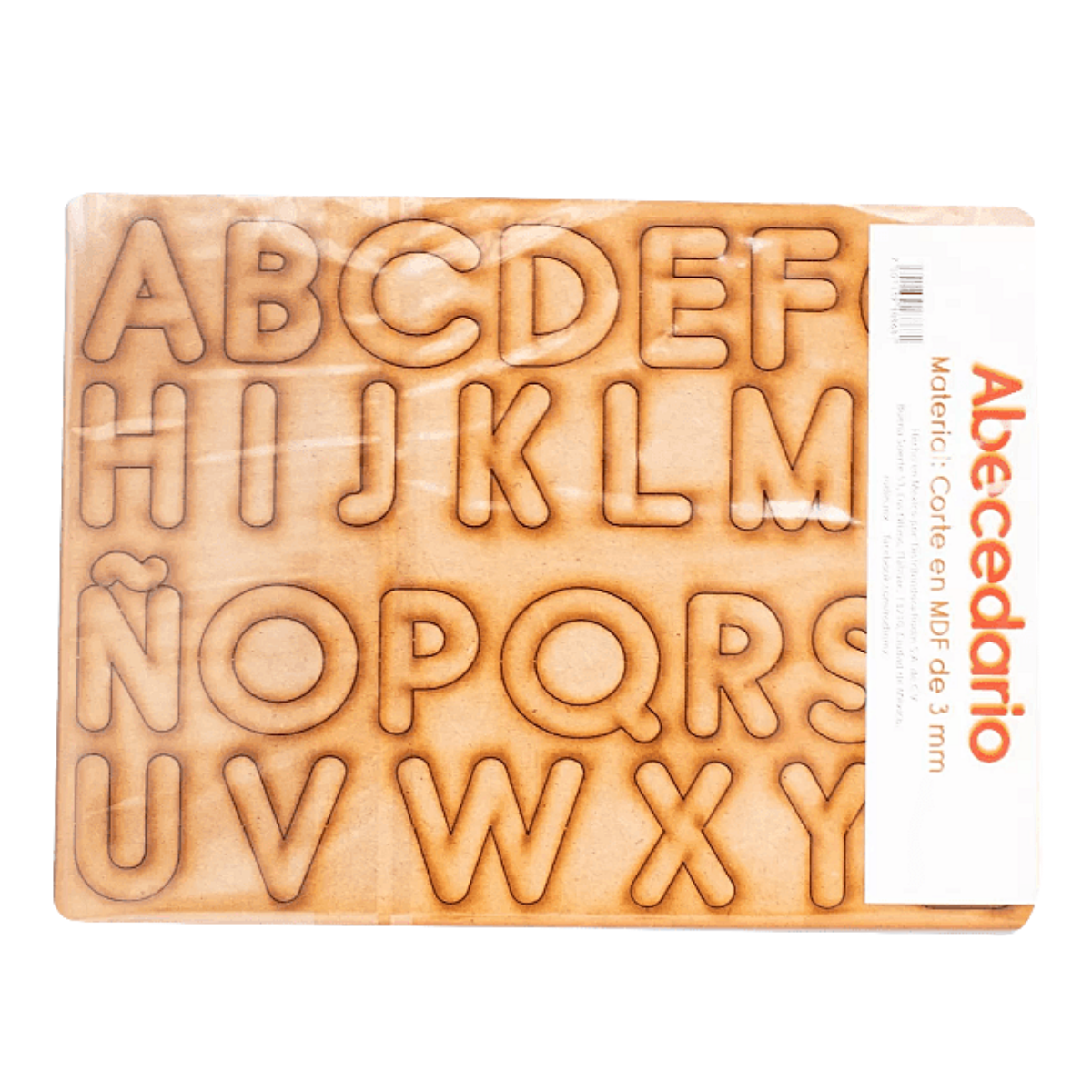 Tablero Didáctico De Madera Con Abecedario - MarchanteMX