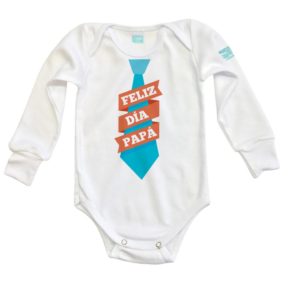 Body Bebé Corbata Feliz Día Papá - MarchanteMX