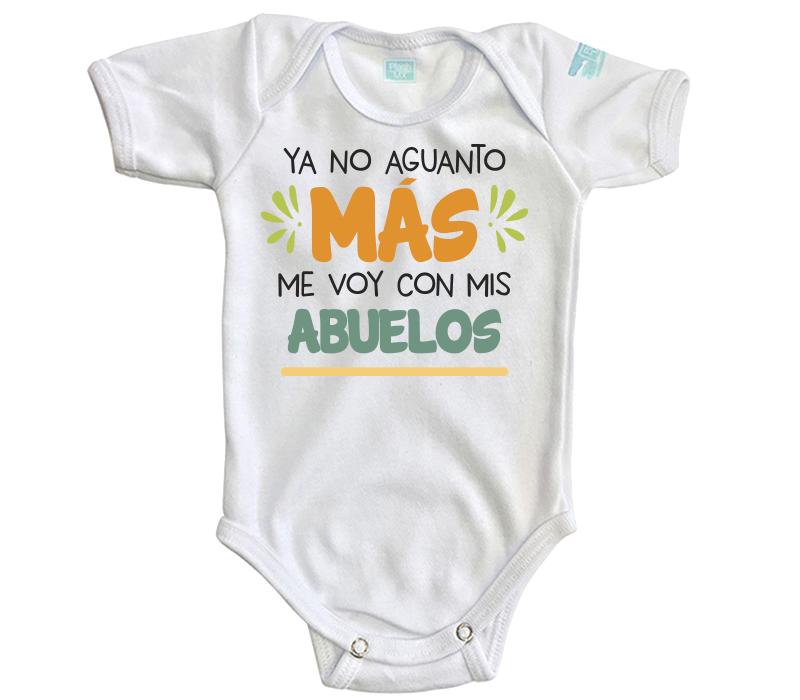 Body Bebé Me voy con mis abuelos - MarchanteMX