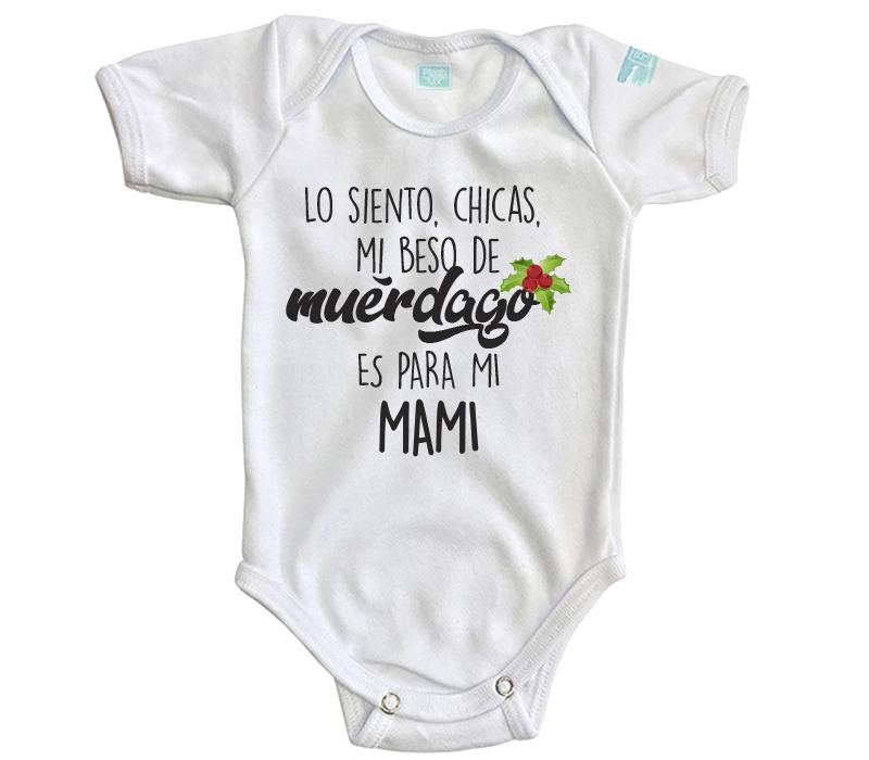 Body Bebé Mi Beso de Muerdago - MarchanteMX